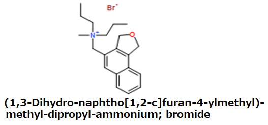 CAS#(1,3-Dihydro-naphtho[1,2-c]furan-4-ylmethyl)-methyl-dipropyl-ammonium; bromide